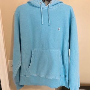 Light Blue Champion Hoodie